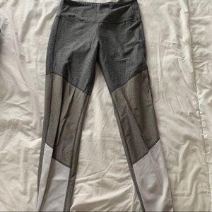 Gray/White Workout Leggings